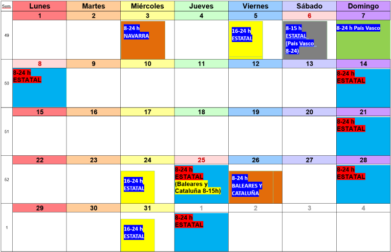 Restricciones al Transporte de Mercancías Peligrosas Diciembre 2025