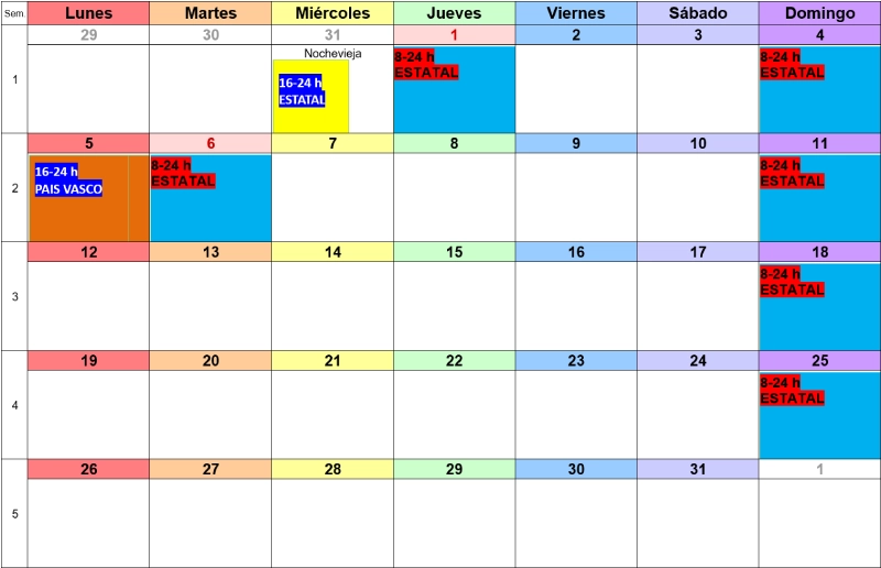 Restricciones al Transporte de Mercancias Peligros enero 2026